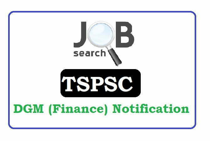 TSPSC Deputy General Manager (Finance) Recruitment 2024,  TSPSC Deputy General Manager (Finance) Notification 2024